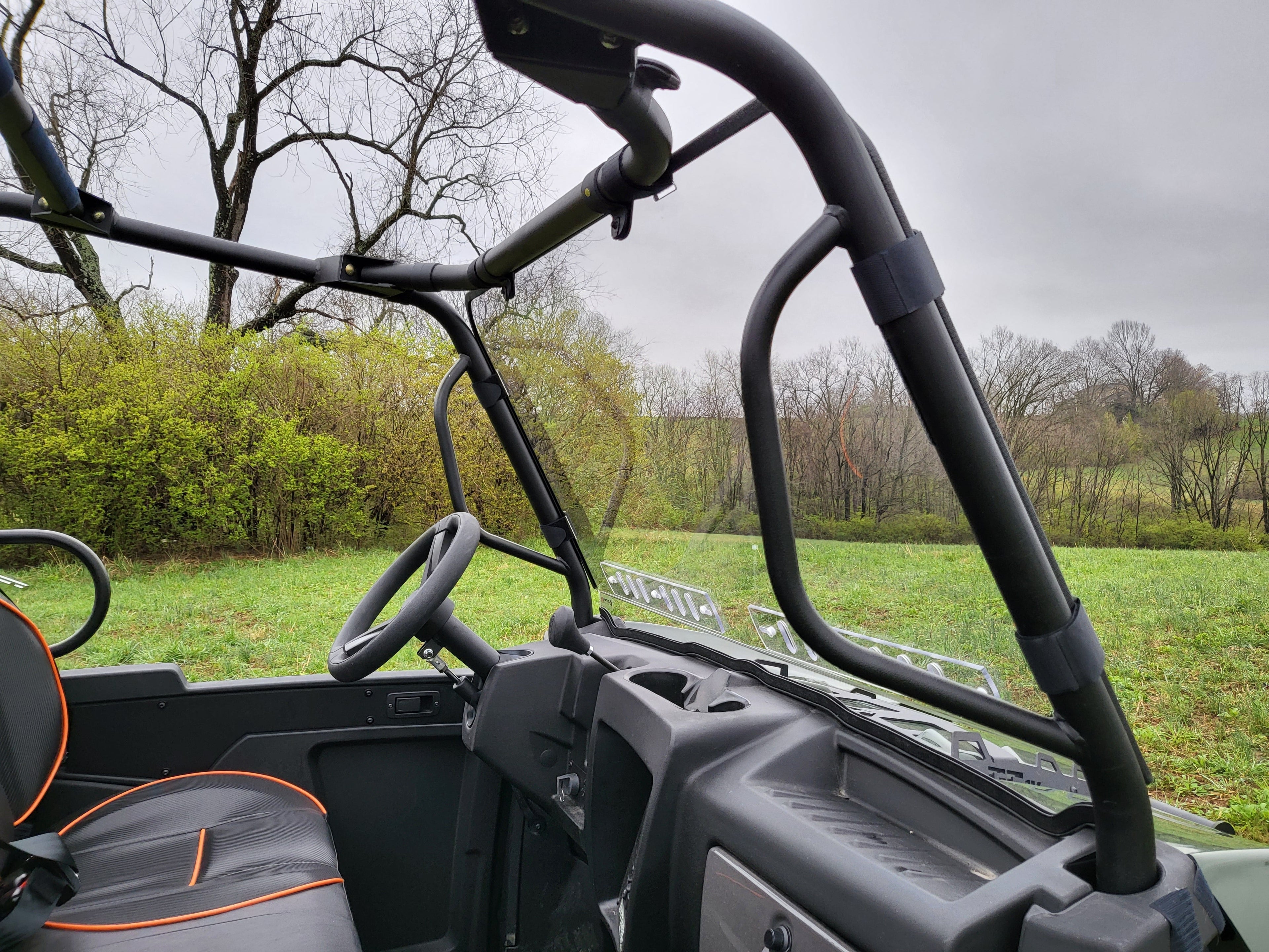 Intimidator GC1K 3-Seater - 1 Pc Windshield with Vent, Clamp, and Hard Coat Options