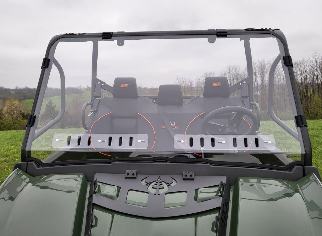Intimidator GC1K 3-Seater - 1 Pc Windshield with Vent, Clamp, and Hard Coat Options