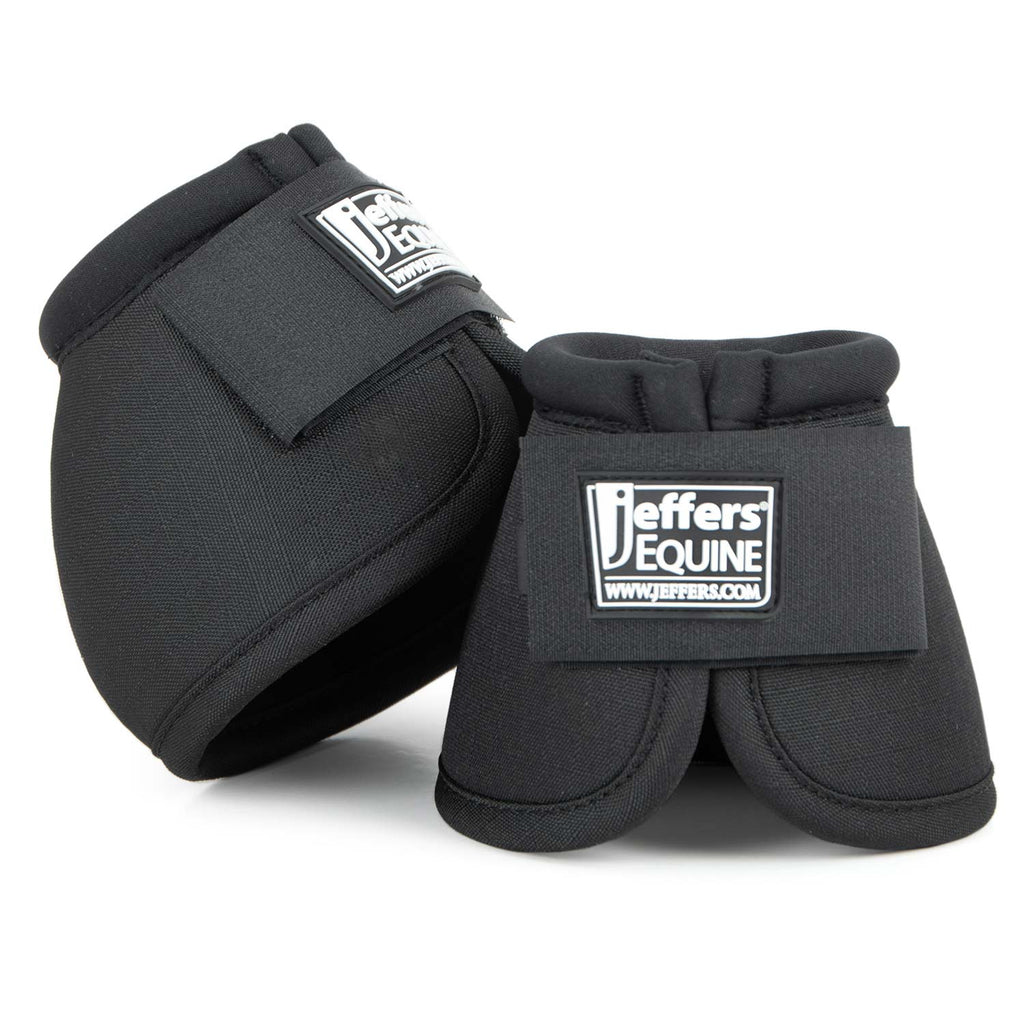 Jeffers No-Turn Bell Boots for Horses, Solid Colors, 2 ct