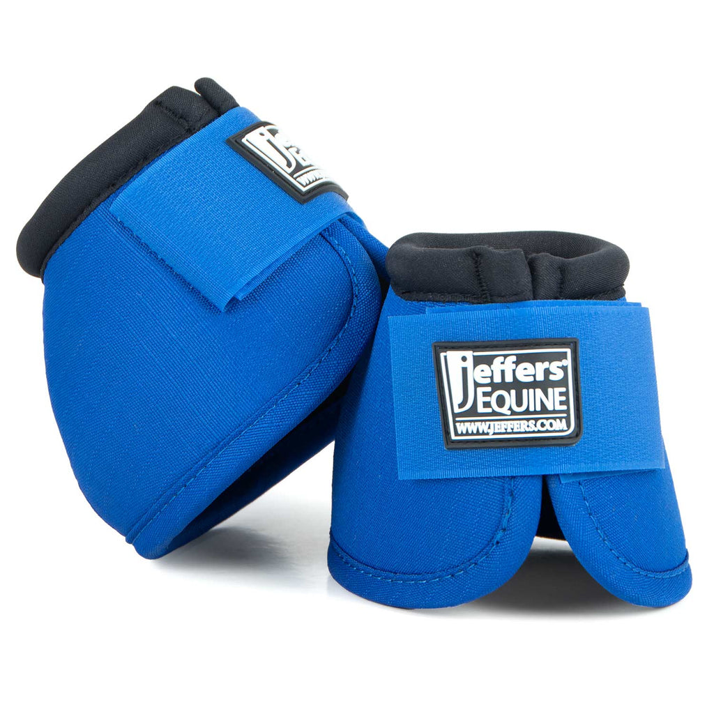Jeffers No-Turn Bell Boots for Horses, Solid Colors, 2 ct