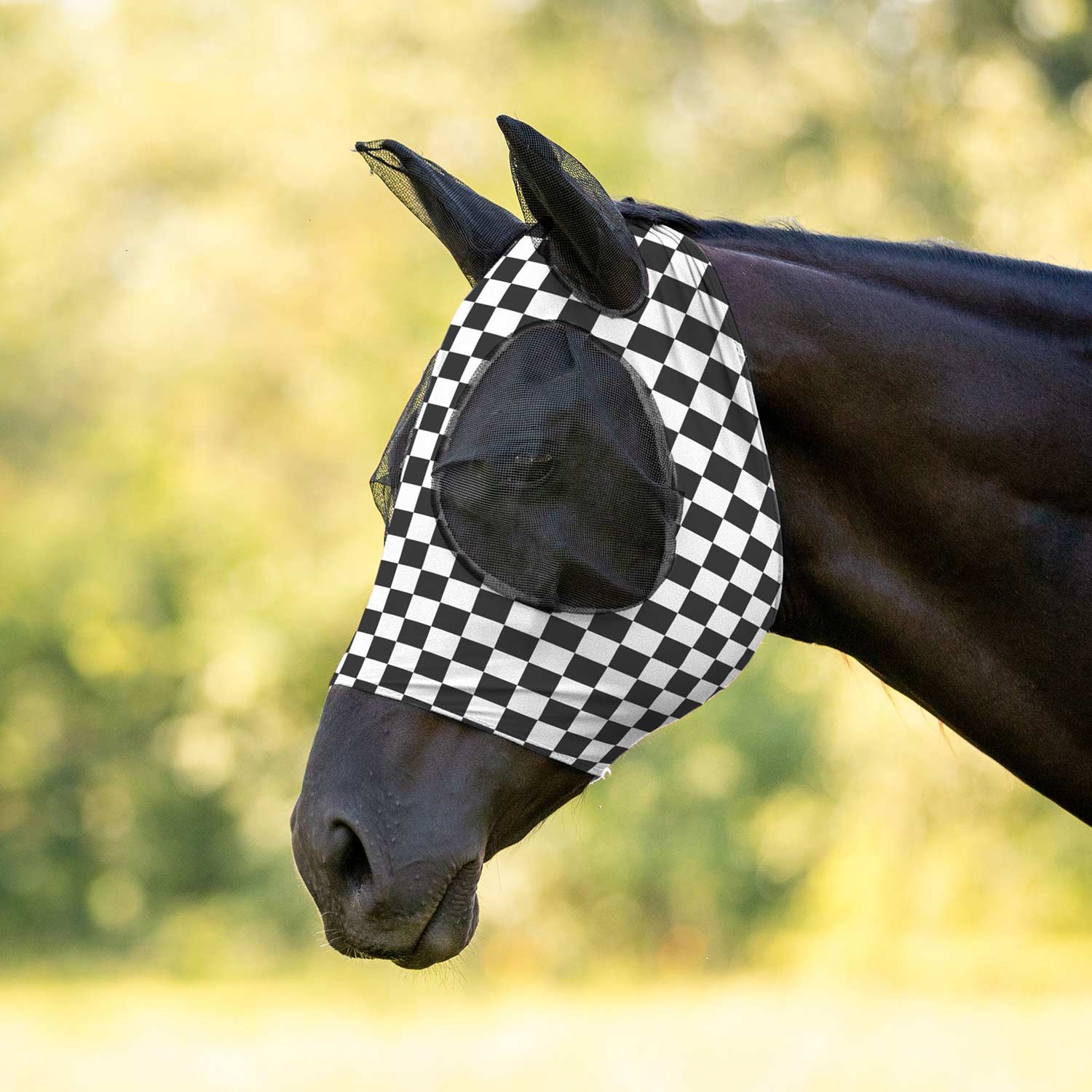 Pre-Sale Jeffers Expression Lycra Horse Fly Mask with Ears