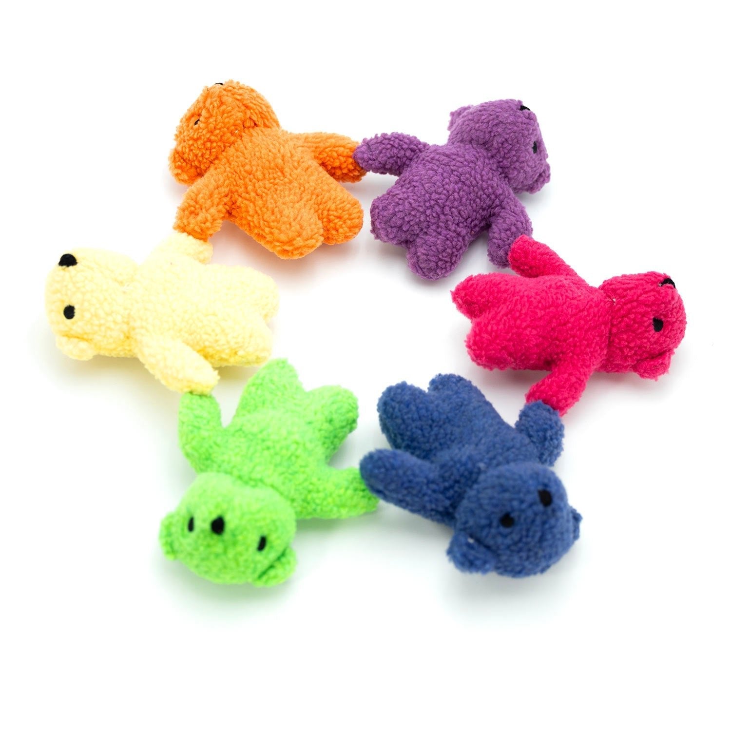 Jeffers Fleecy Bear Plush Squeaker Dog Toys