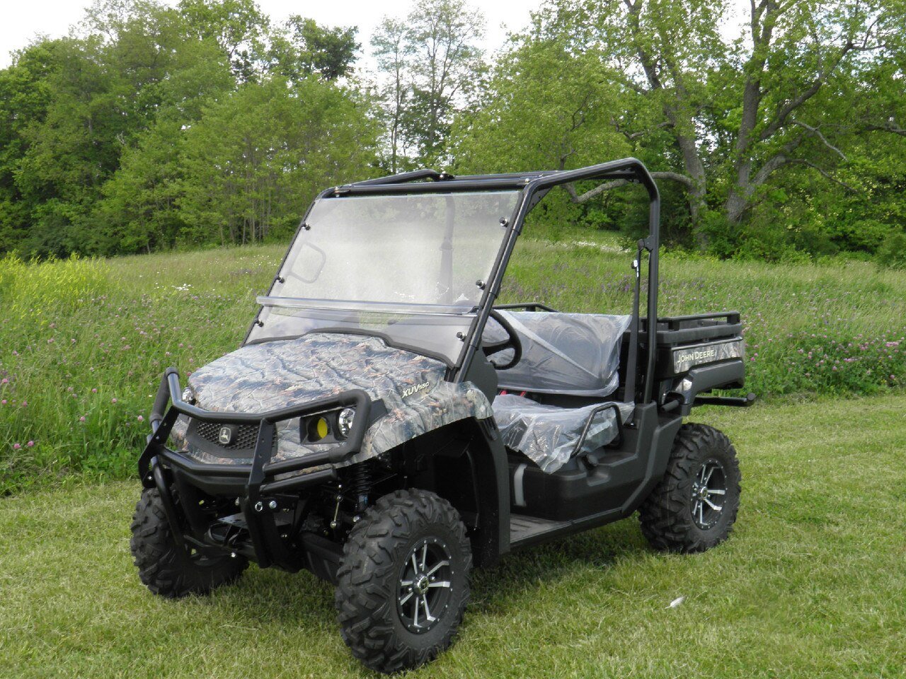 John Deere Gator 550/560/590 (2- and 4-Seater Models) - 2 Pc Scratch-Resistant Windshield