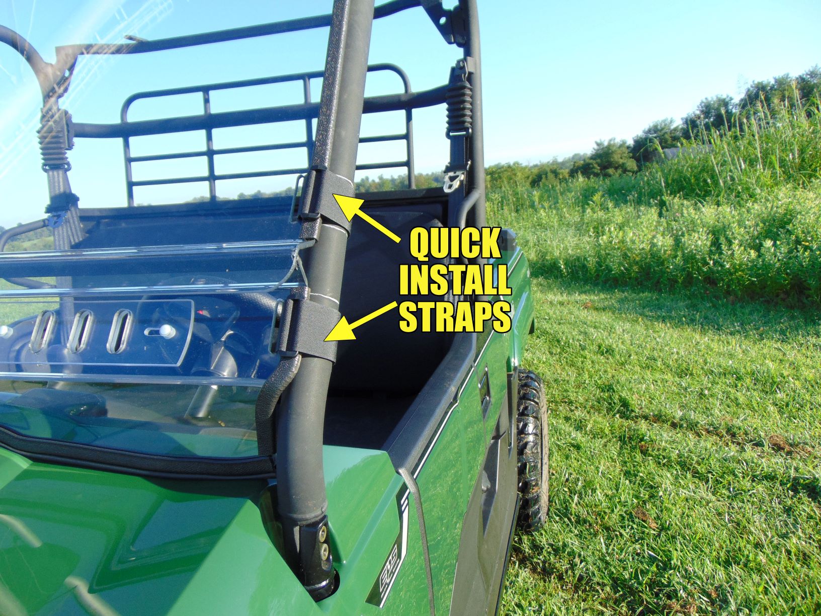 Kawasaki Teryx 750 - 2 Pc Vented General-Purpose Windshield