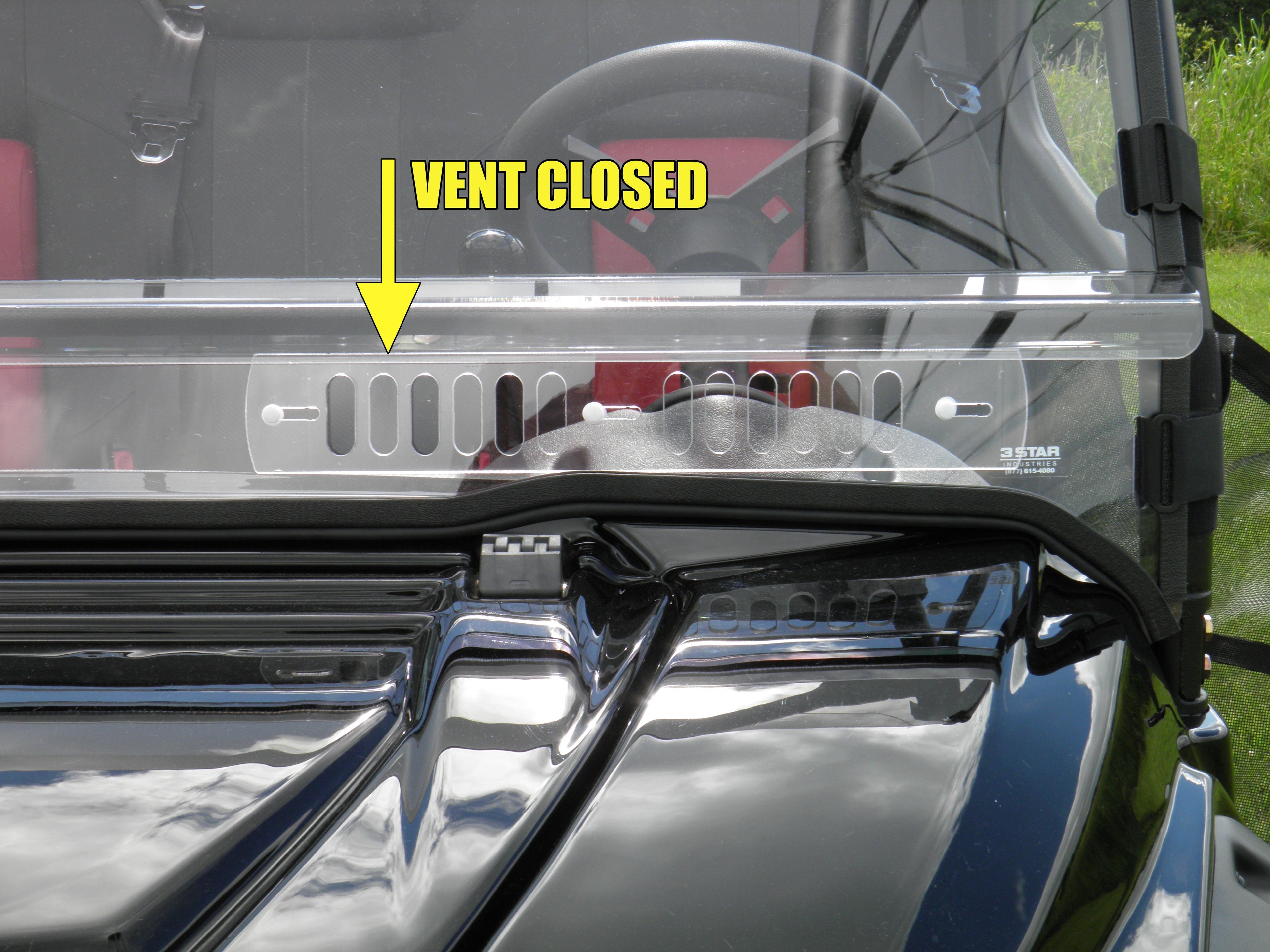 Kawasaki Teryx 750 - 2 Pc Vented General-Purpose Windshield