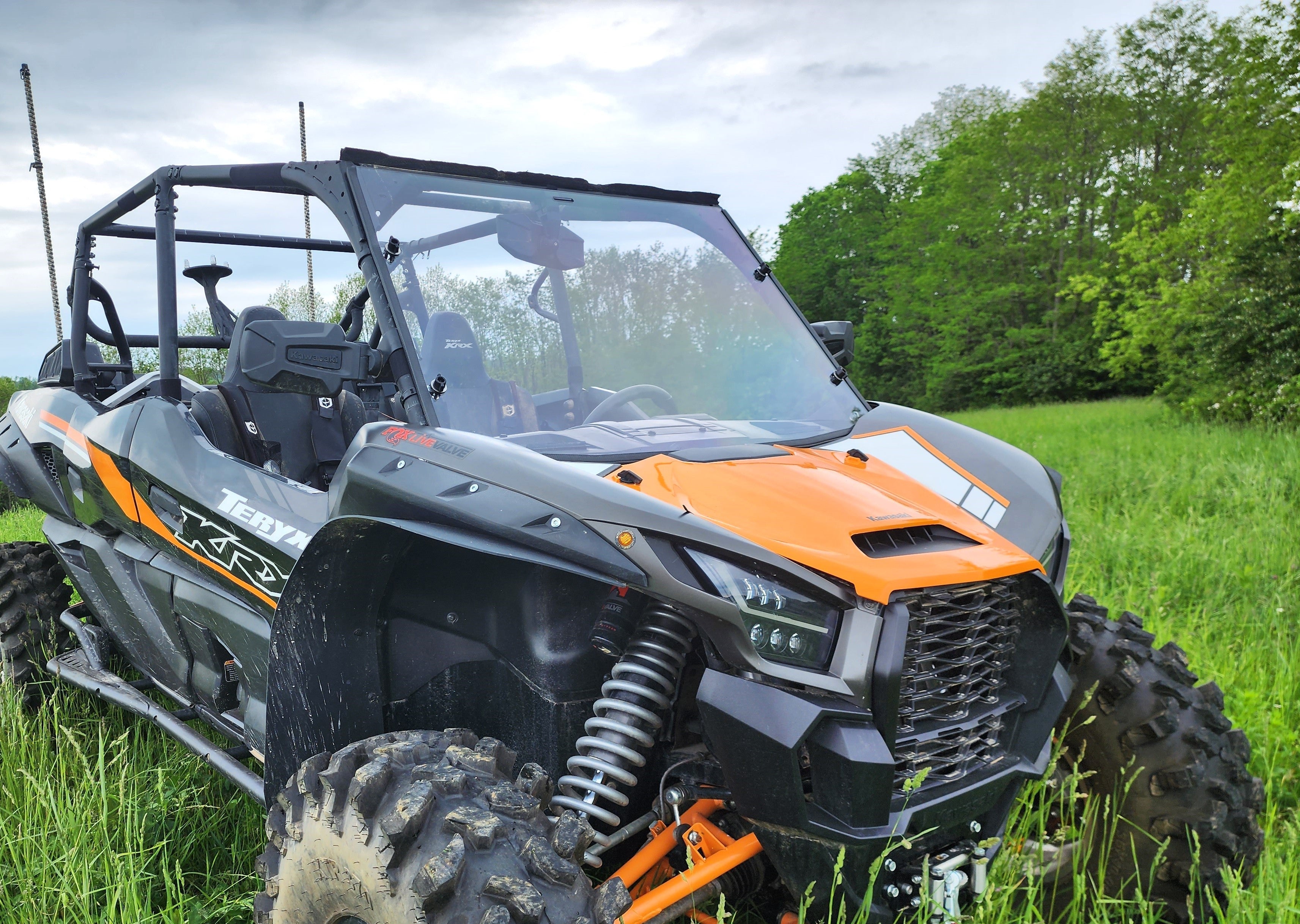 Kawasaki Teryx KRX Crew - 1 Pc Scratch-Resistant Windshield
