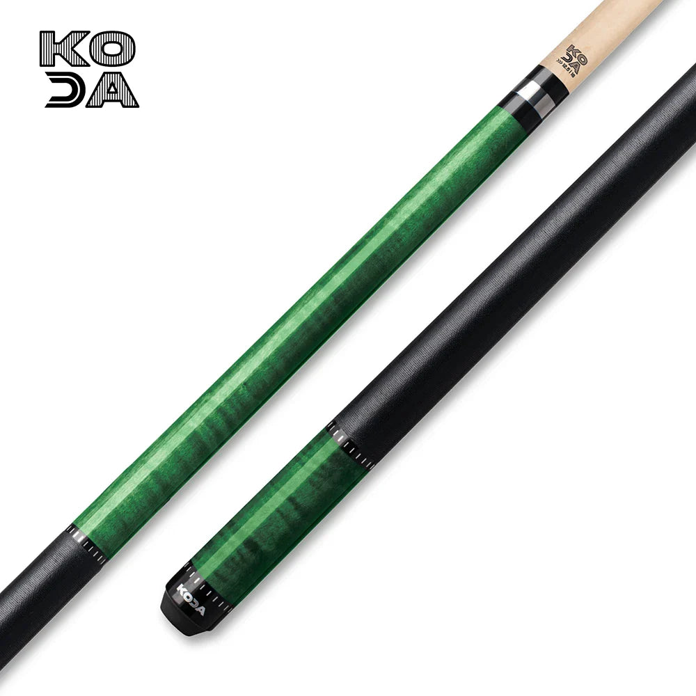 KODA Curly Maple Cue Stick with Irish Linen Wrap and Maple Shaft
