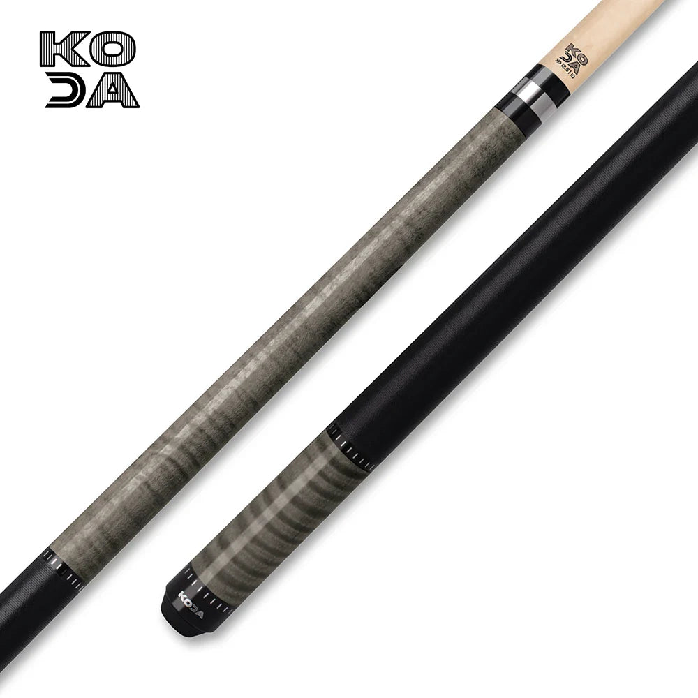 KODA Curly Maple Cue Stick with Irish Linen Wrap and Maple Shaft