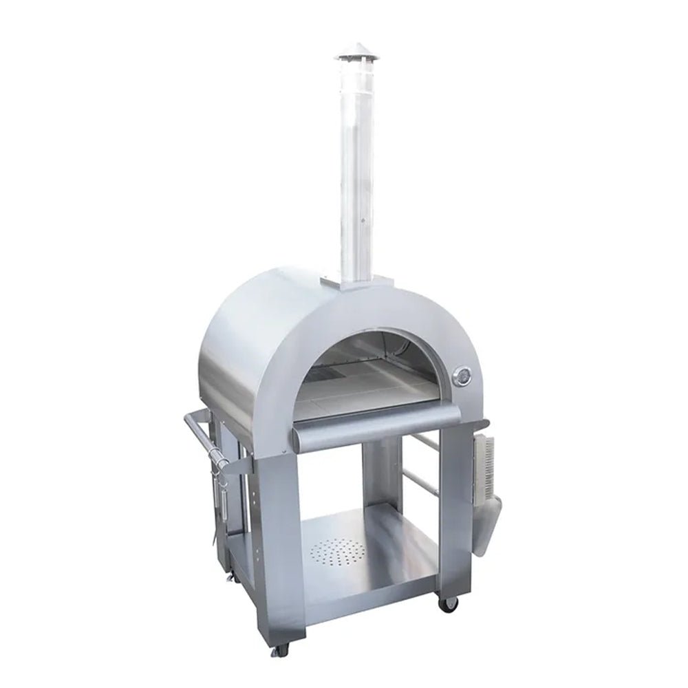 KoKoMo Grills Premium 32-Inch Stainless Steel Wood Fired Pizza Oven [KO-PIZZAOVEN] (SAK92618)