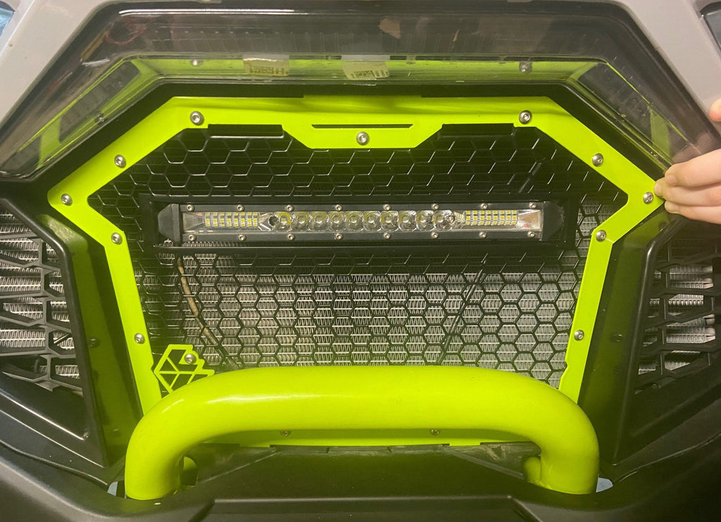 L&W Fab Front Grill with Light Bar for RZR Turbo R / Pro R / Pro XP