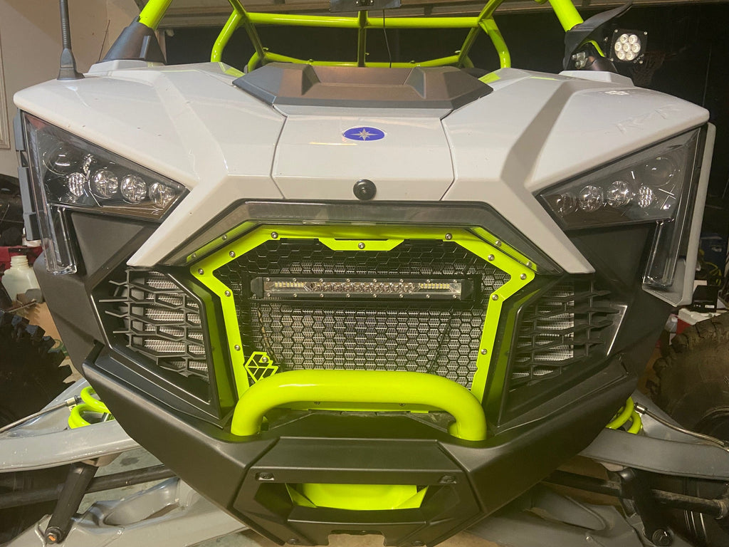 L&W Fab Front Grill with Light Bar for RZR Turbo R / Pro R / Pro XP