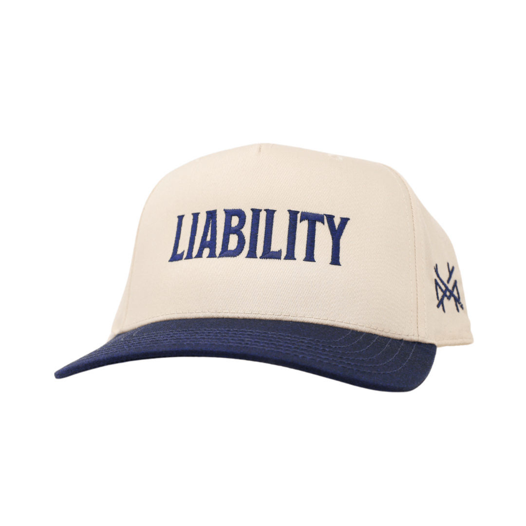 Liability Snapback Hat - Embroidered Structured Cap