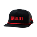 Liability Snapback Hat - Embroidered Structured Cap