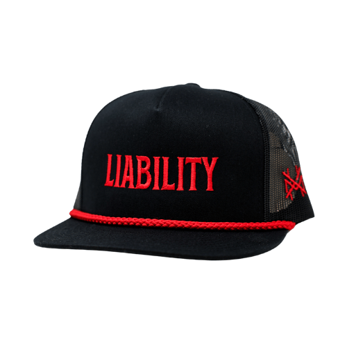 Liability Snapback Hat - Embroidered Structured Cap