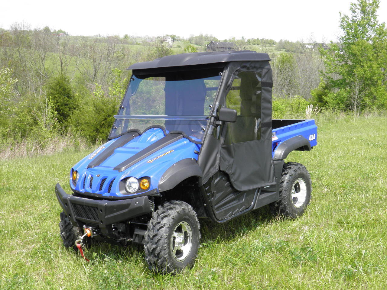 Massimo 500/700 - 2 Pc Vented Windshield