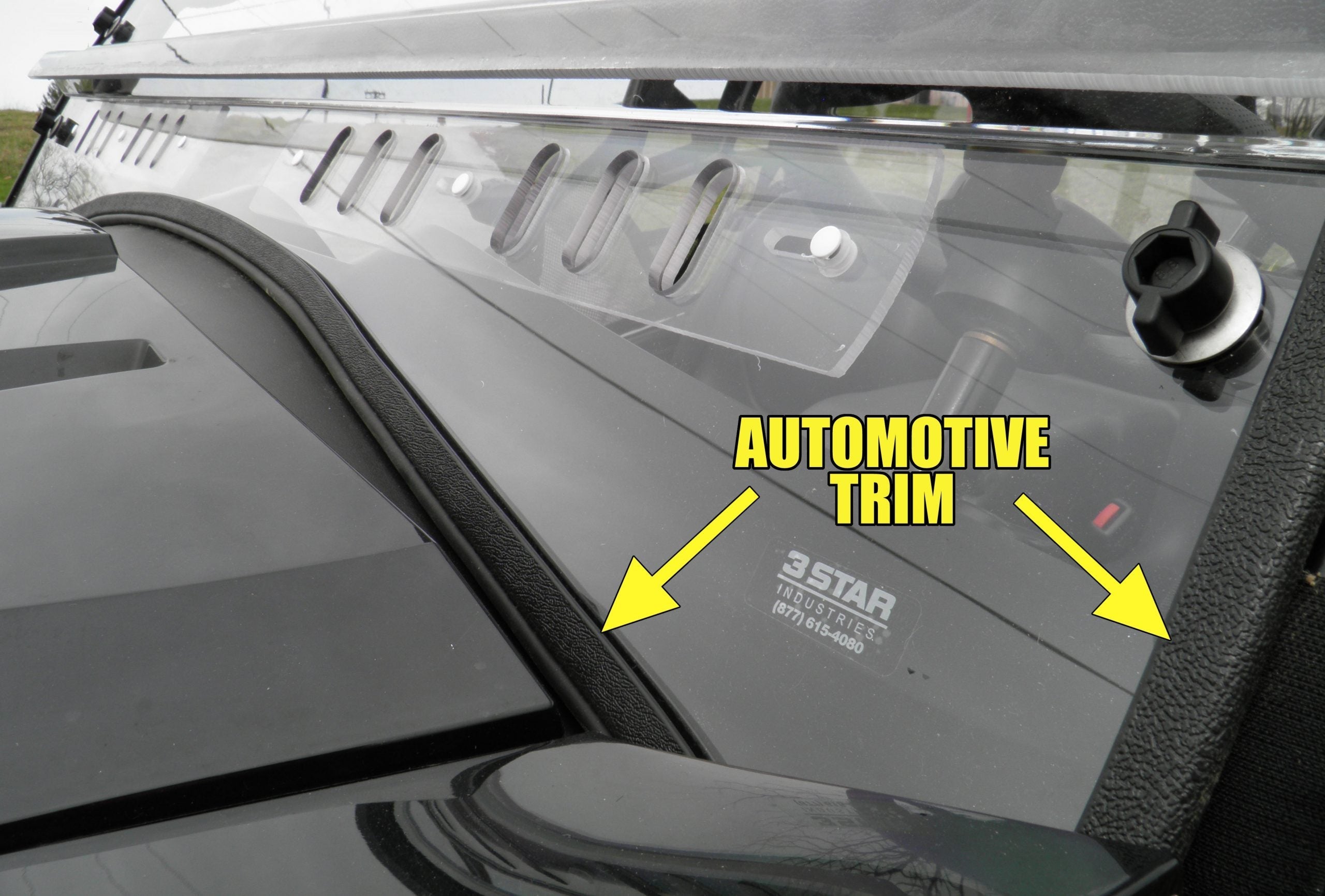 Massimo 500/700 - 2 Pc Vented Windshield