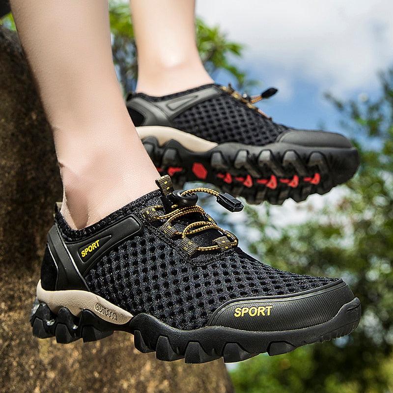 Men's Non-Slip Hiking Climbing Water Sports Shoes Beach Barefoot Surfing Shoes Outdoor River Upstream Quick Dry Barefoot Beach Sneakers Swim Boating Fishing Yoga Gym