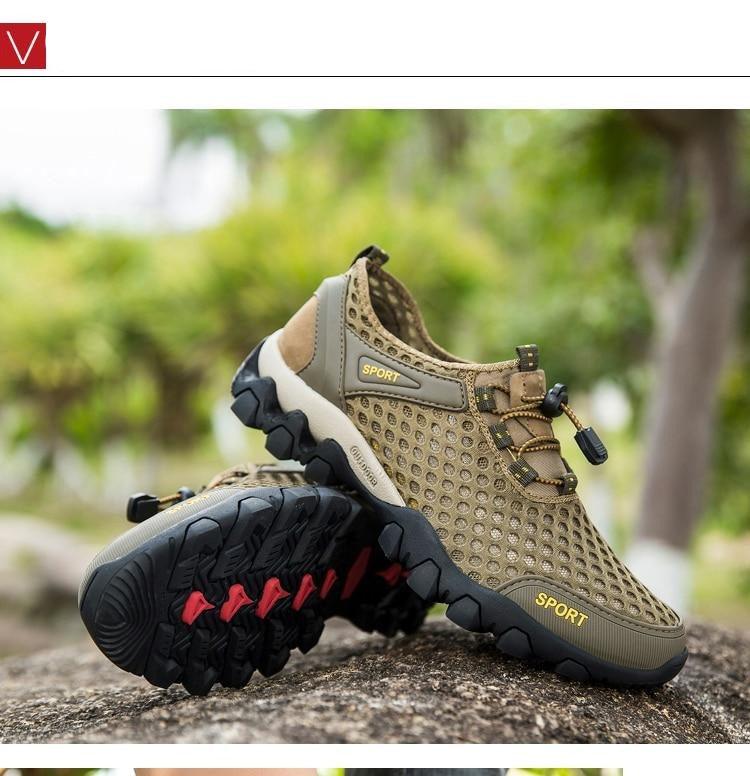 Men's Non-Slip Hiking Climbing Water Sports Shoes Beach Barefoot Surfing Shoes Outdoor River Upstream Quick Dry Barefoot Beach Sneakers Swim Boating Fishing Yoga Gym