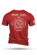 Men's Tri-Blend T-Shirt - Maltese Cross Schematic