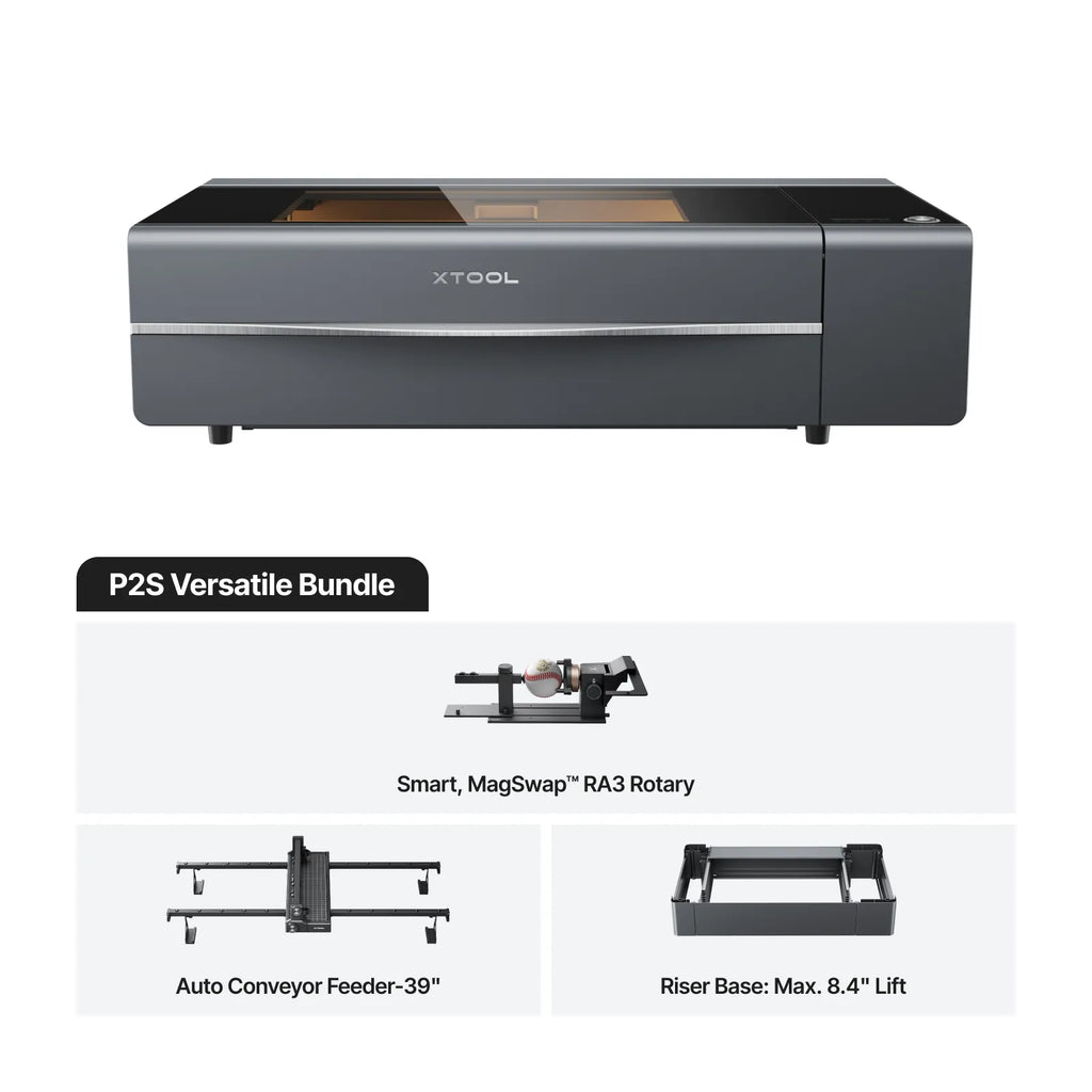 xTool P2S 55W Desktop CO2 Laser Cutter
