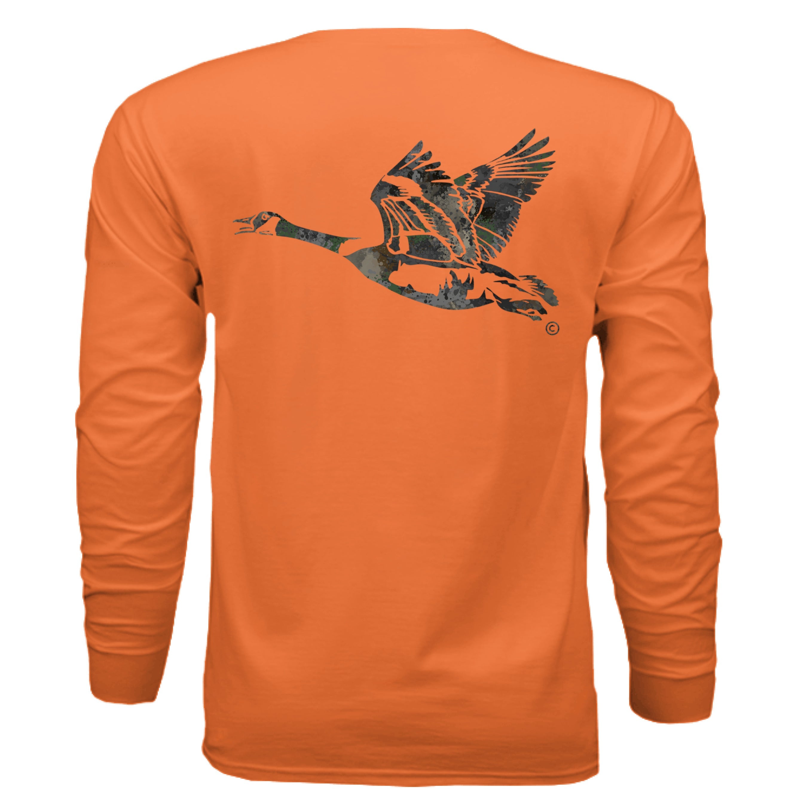 Timber Splash Burst Camo Goose Long Sleeve T-Shirt