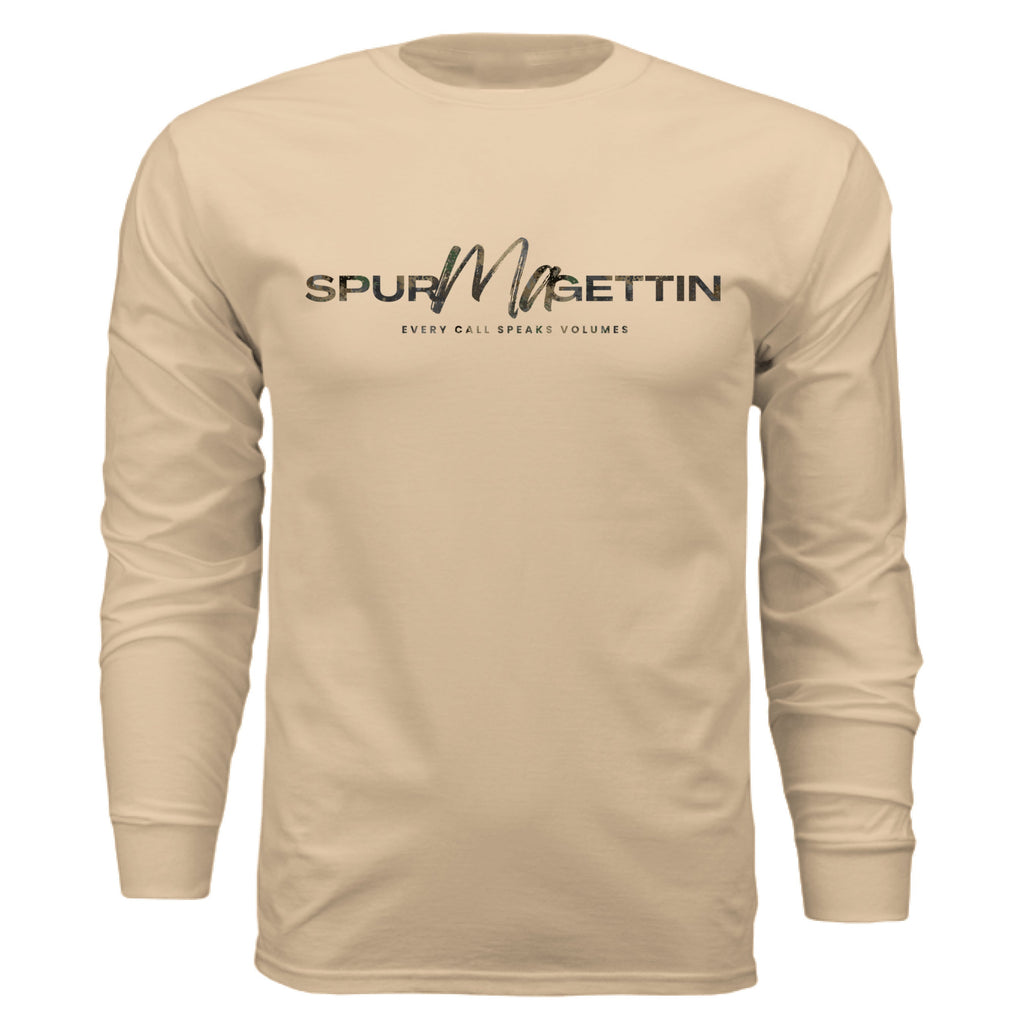Forest Splash Burst Camo Buck Long Sleeve T-Shirt