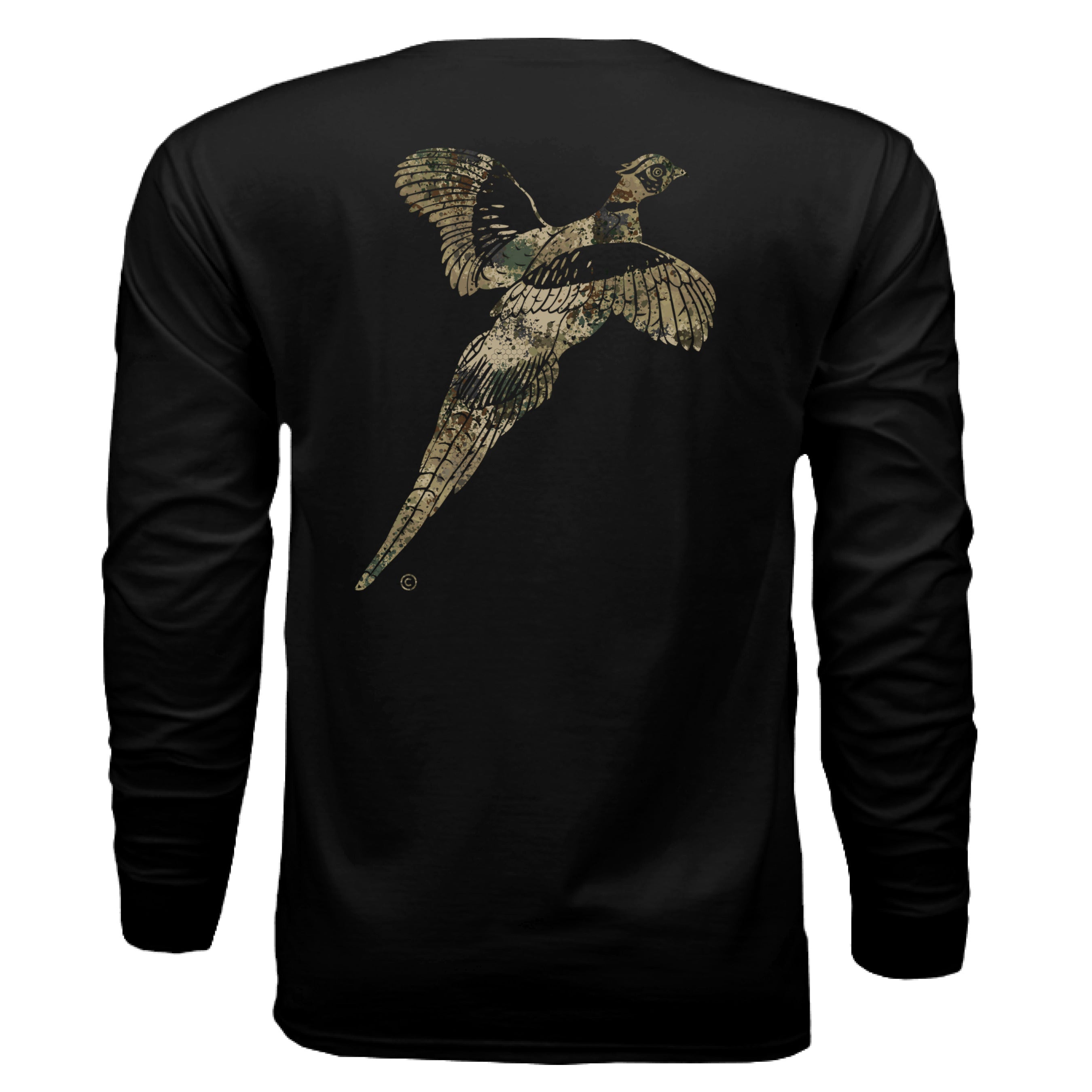 Upland Splash Burst Camo Pheasant Long Sleeve T-Shirt