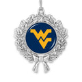 West Virginia Mountaineers Wreath Ornament