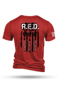 Tri-Blend T-Shirt - RED Remember Everyone Deployed