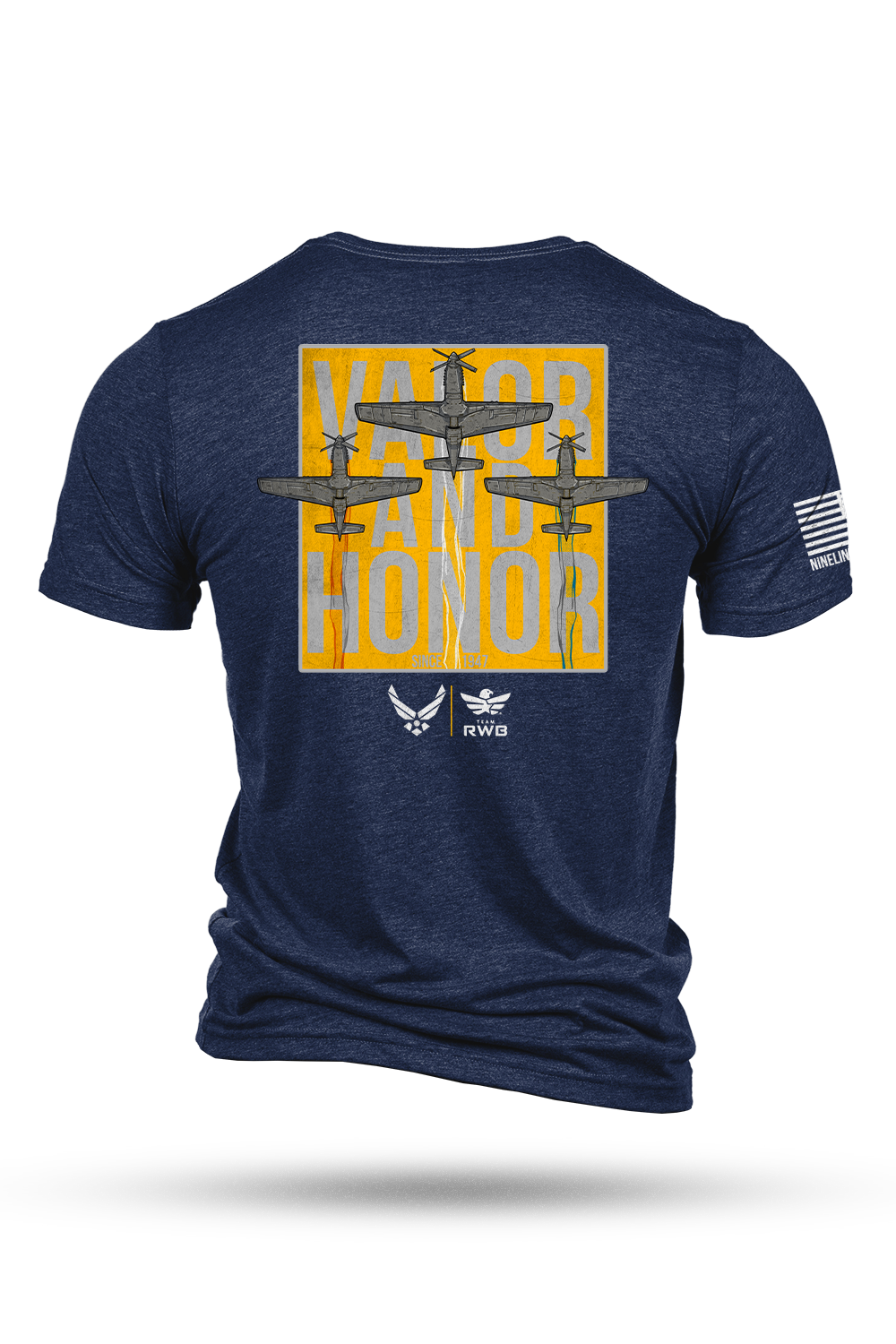 Men's Tri-Blend T-Shirt - Valor And Honor