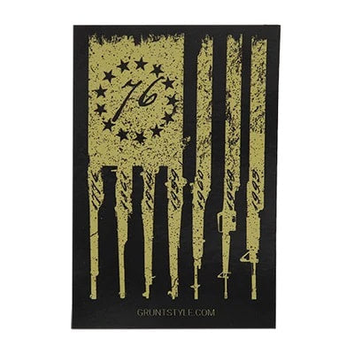 Betsy Rifle Flag Decal