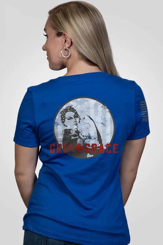 Women's Relaxed Fit V-Neck Shirt - Grit and Grace