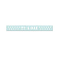 22 A Day Small Decal