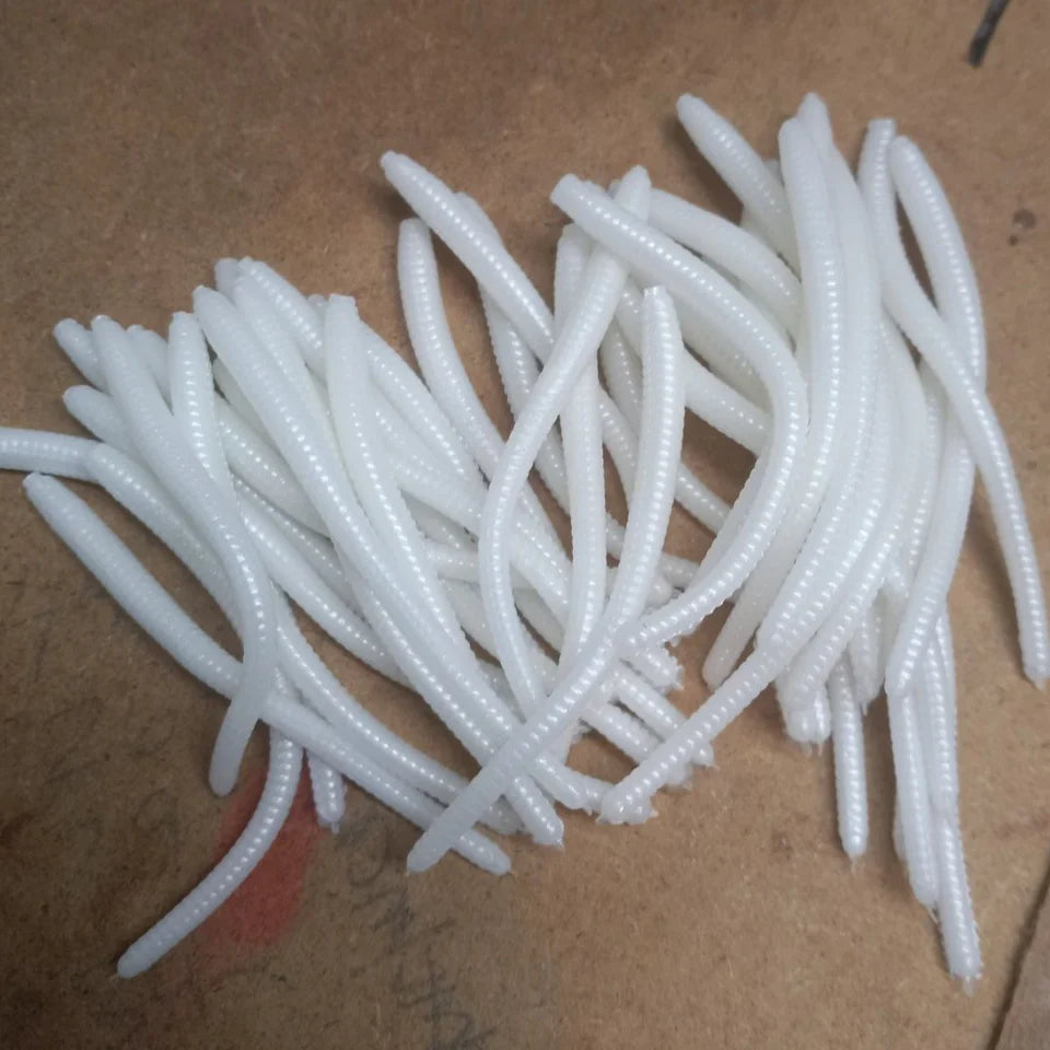 Custom trout worms
