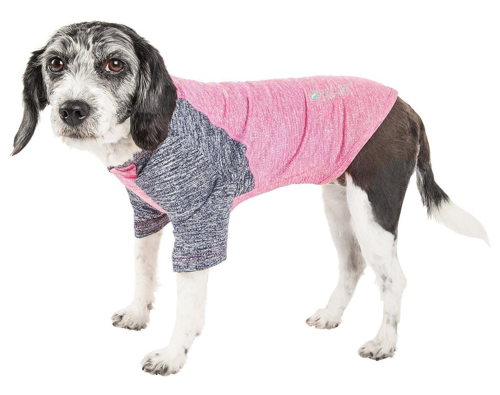 Pet Life ® Active 'Hybreed' 4-Way-Stretch Fitness Performance Dog T-Shirt