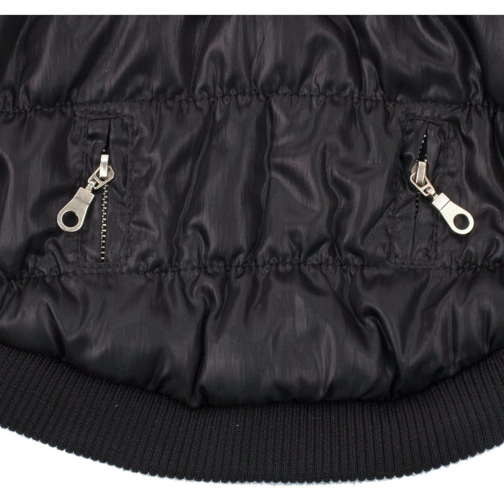 Pet Life ® Classic Metallic Fashion 3M Insulated Dog Coat Parka  w/ Removable Hood