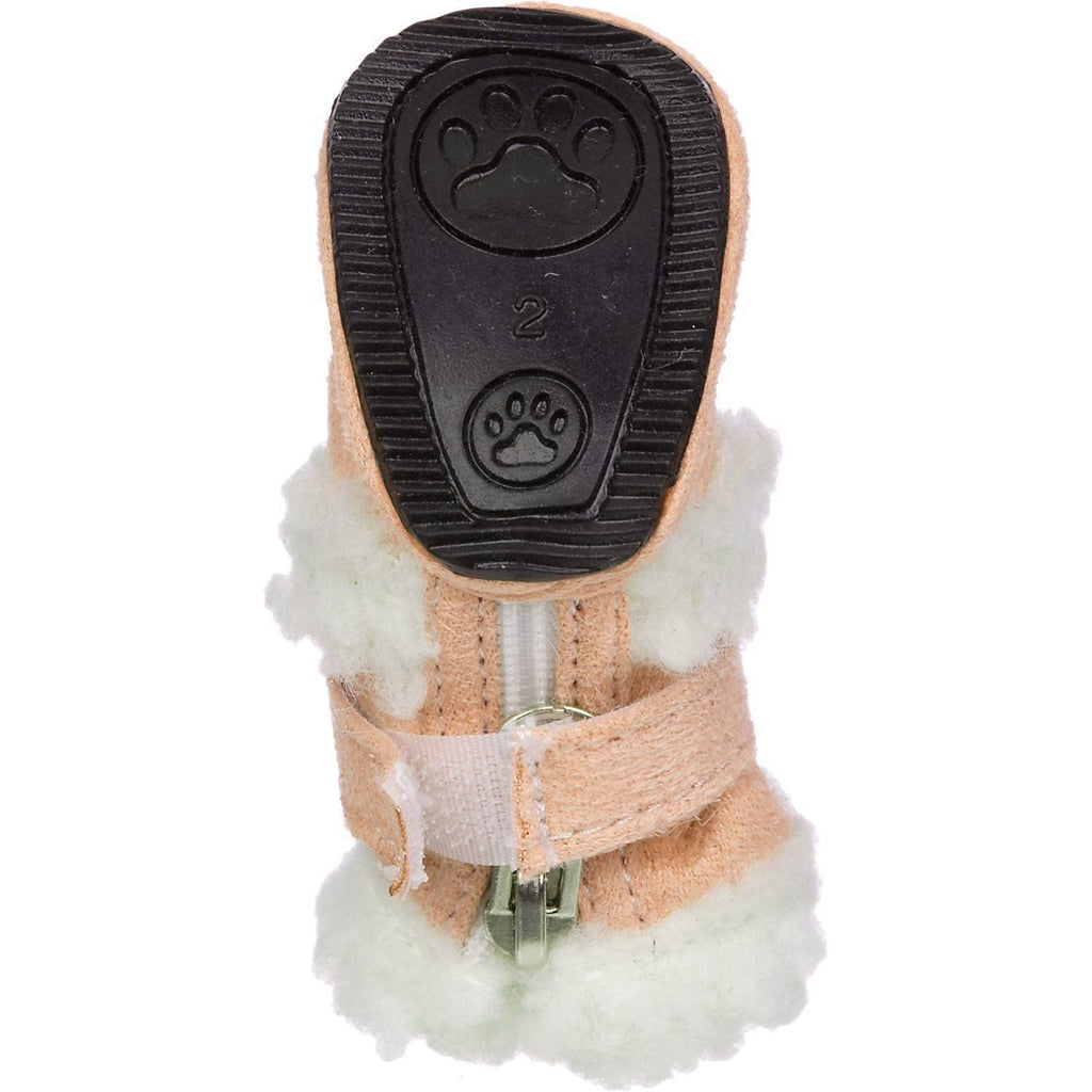 Pet Life ® 'Duggz' 3M Insulated Winter Fashion Dog Shoes Booties - Set of 4