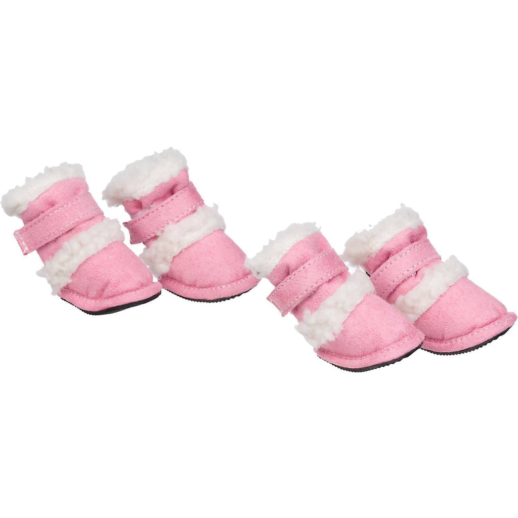 Pet Life ® 'Duggz' 3M Insulated Winter Fashion Dog Shoes Booties - Set of 4