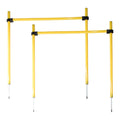 Pet Life ® 'Jumping Hurdle' Collapsible Travel Folding Outdoor Performance Agility Pet Dog Trainer Training Kit