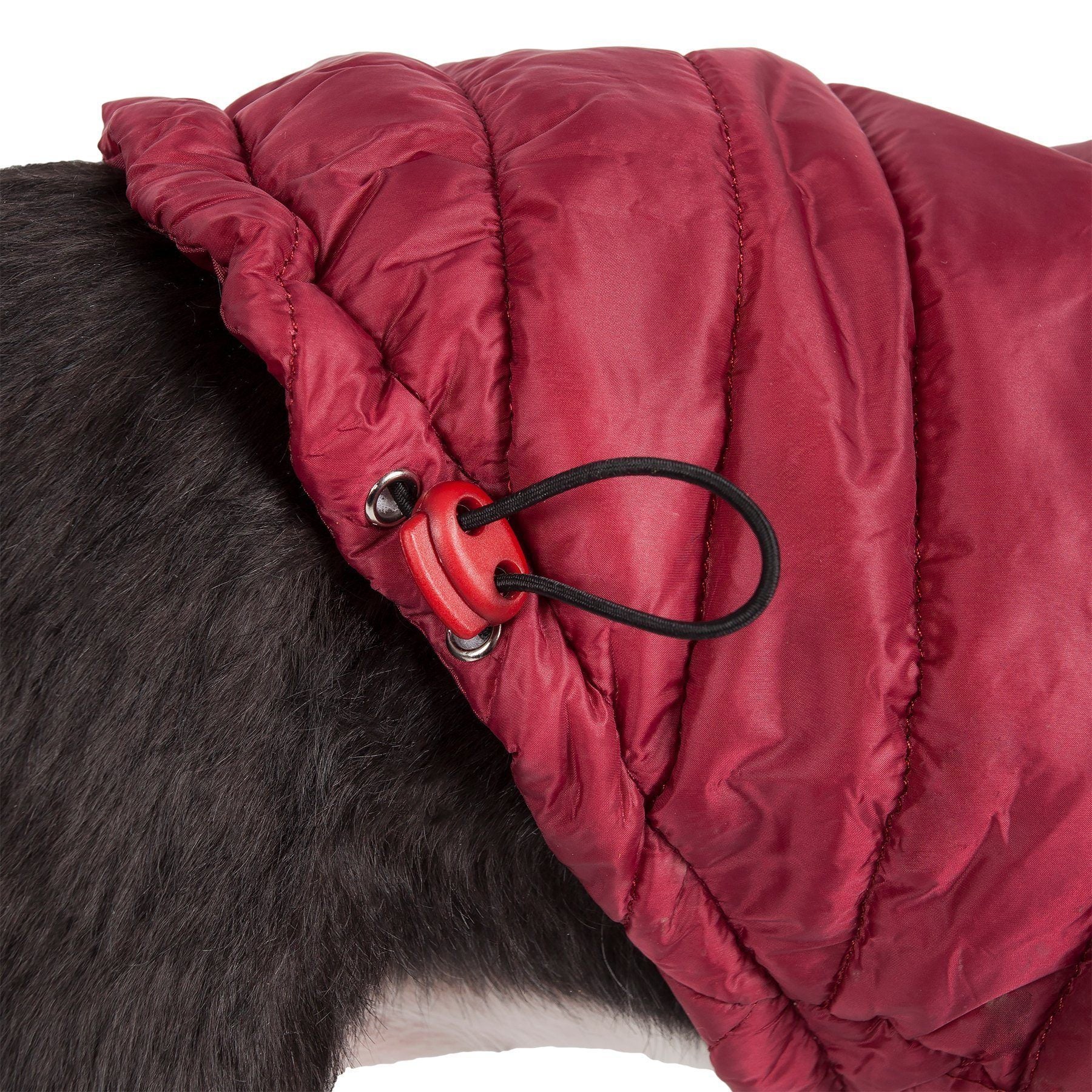 Pet Life ® Lightweight Adjustable and Collapsible 'Sporty Avalanche' Dog Coat w/ Pop-out Zippered Hood