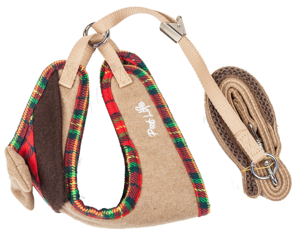 Pet Life ® Luxe 'Dapperbone' 2-In-1 Adjustable Fashion Dog Harness and Leash