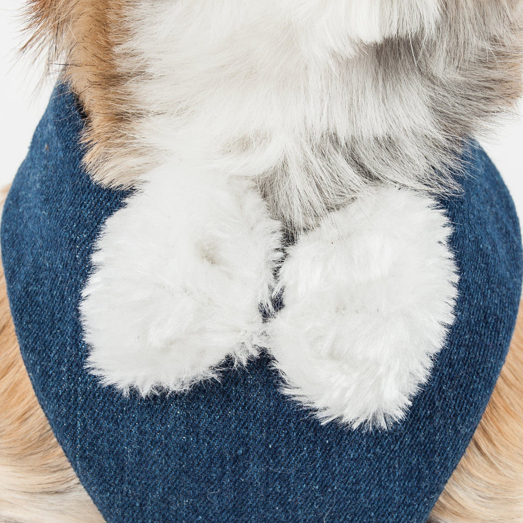 Pet Life ® Luxe 'Pom Draper' 2-In-1 Adjustable Fashion Dog Harness and Leash