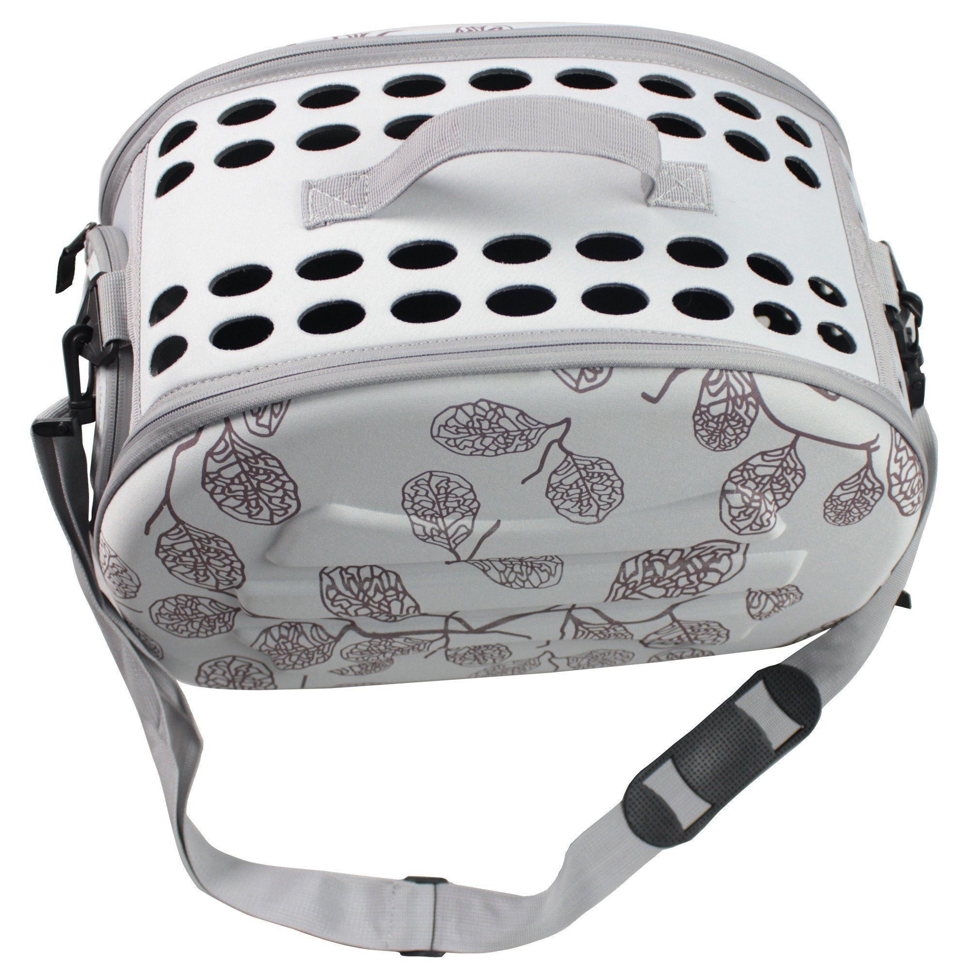 Pet Life ® 'Narrow Shelled' Lightweight Collapsible Military Grade Fashion Designer Travel Pet Dog Carrier Crate