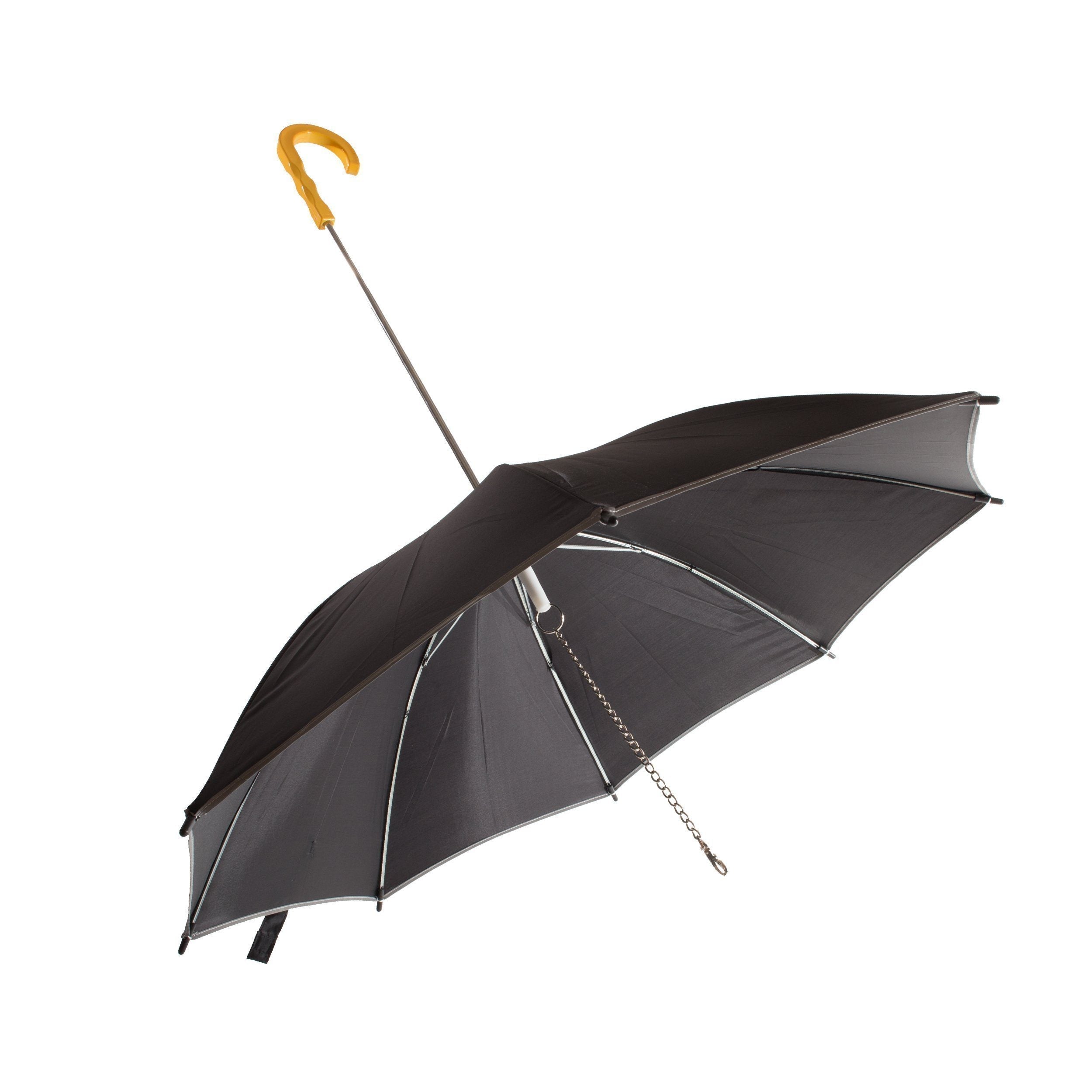 Pet Life ® Pour-Protection Reflective Waterproof Dog Umbrella and Leash