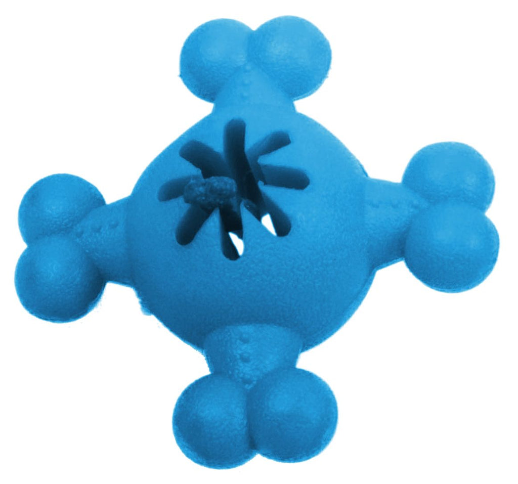 Pet Life ® 'Quadra-Bone' TPR Treat Dispensing Durable Dog Toy