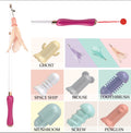 Pet Life ® 'Wander-cat' Customizeable and Extendable 10-in-1 Attachment Laser Cat Teaser