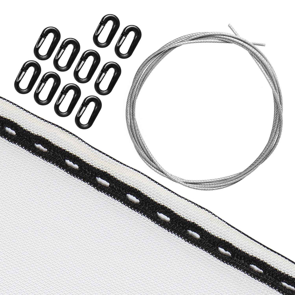 Standard White Arrow Backstop Netting (10')