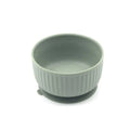 Silicone non slip small pet watering bowl cat food bowl dog feeding Soft Green