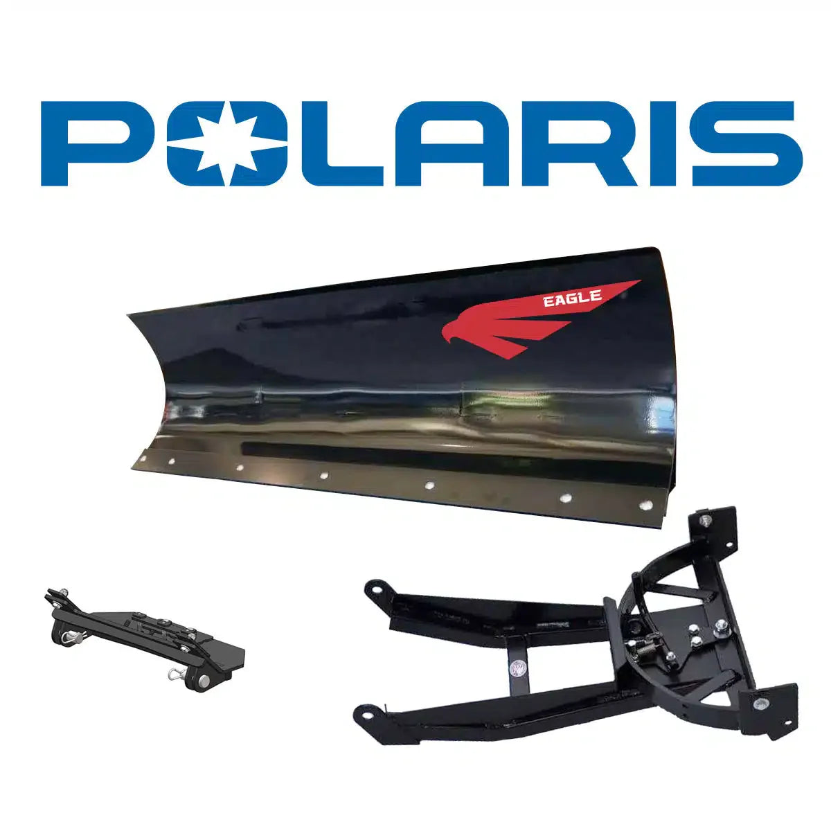 Eagle Snow Plow 72″ UTV Steel Front-Mount Complete Plow System for 1000 Polaris (Ranger XP/4×4) (2018-2024)