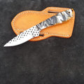 Ranch Knife for Cowboy - 4" Rasp Steel Blade & Resin Handle